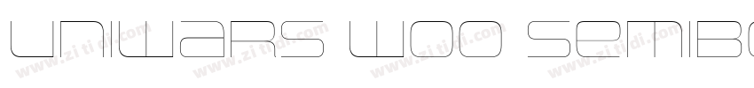 Uniwars W00 SemiBold字体转换 Uniwars W00 SemiBold字体转换